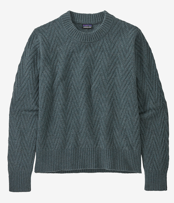 Womens Recycled Wool Crewneck Sweater