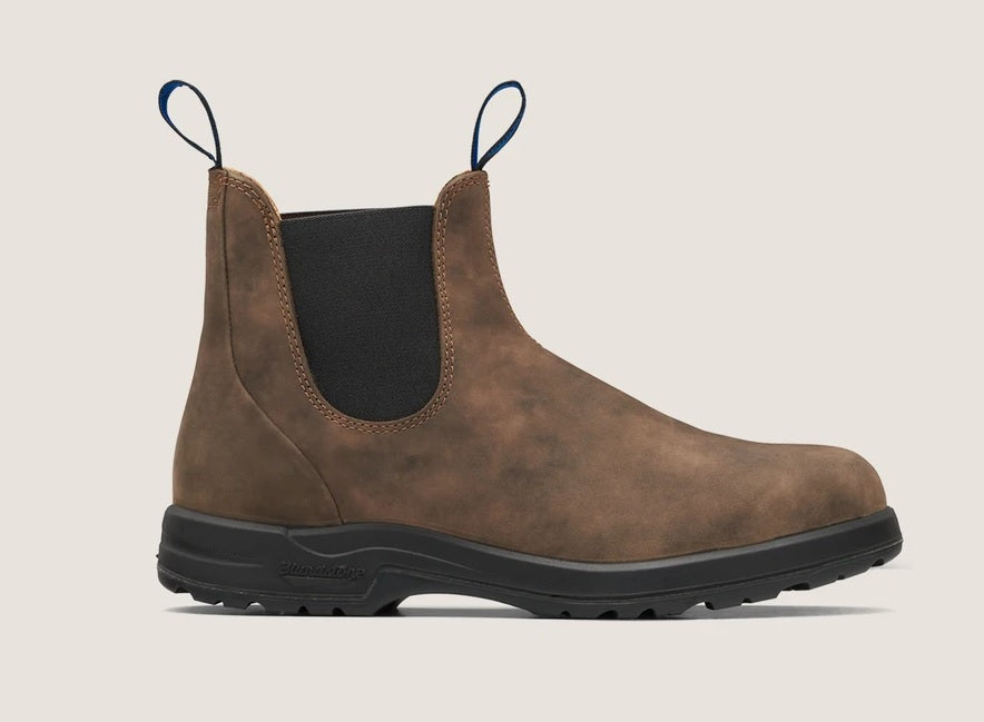 Thermal Elastic Sided Boot in Rustic Brown