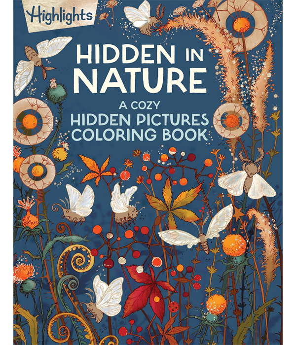 Hidden in Nature Coloring Book