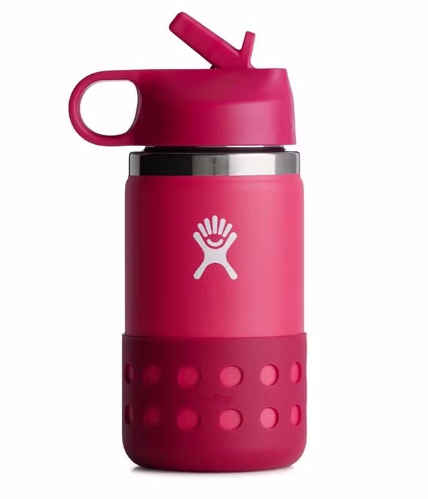 12oz Kids F Wide Mouth Straw Cap And Boot