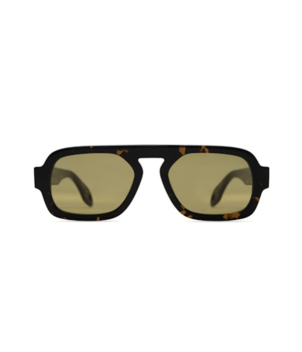 Womens Jane Mini in Dark Brown Tortoise Olive Green