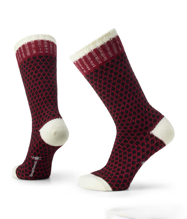 Womens Everyday Popcorn Polka Dot Crew Socks