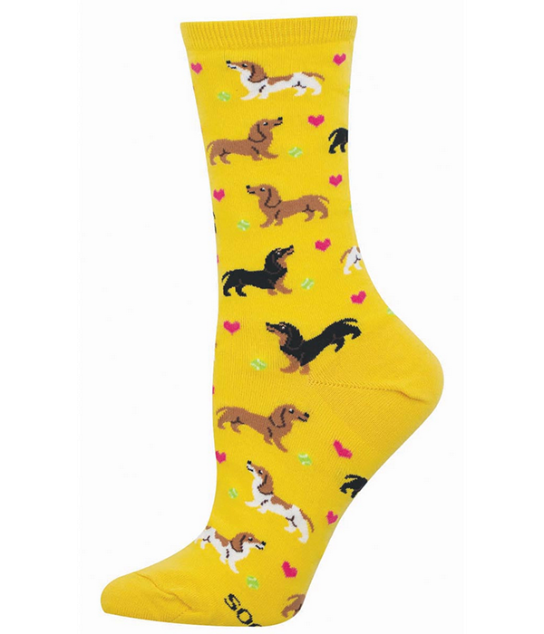 Womens Doxie Love Sock