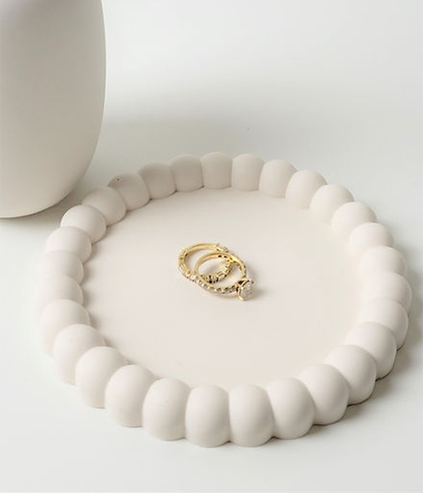 Mochi Donut Large Bubble Jewelry Trinket Tray | Dish