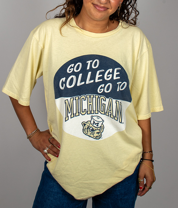 Womens Go To MI BF Tee  BLM12187AX