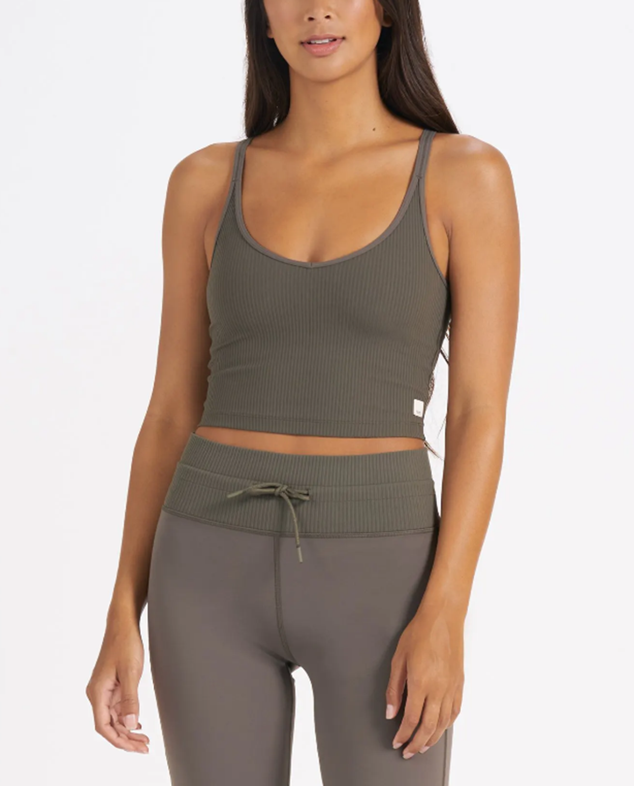 VUORI Womens Rib Crop Tank