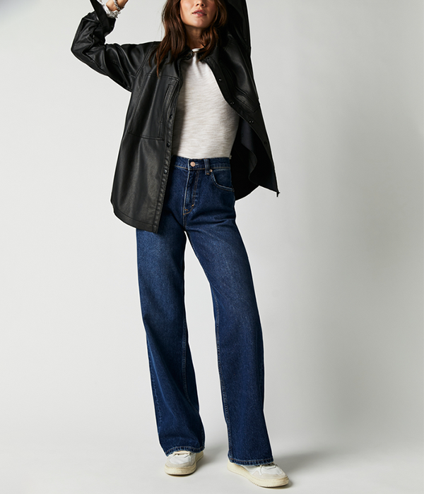 Womens Tinsley Baggy High Rise