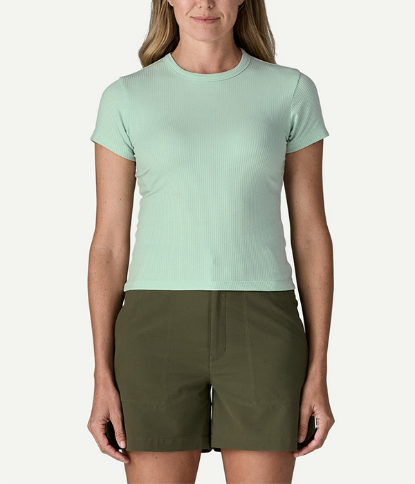 Womens Rib Knit Top